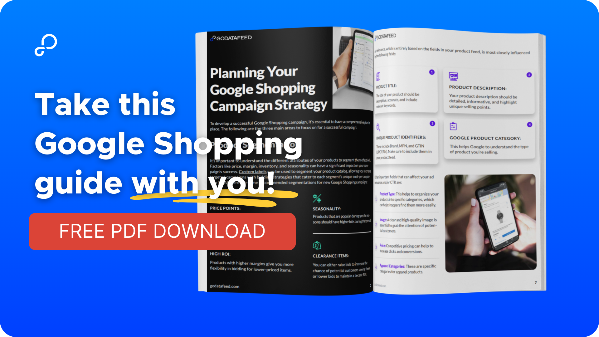 Google Shopping Optimization Handbook Landing Page Graphic